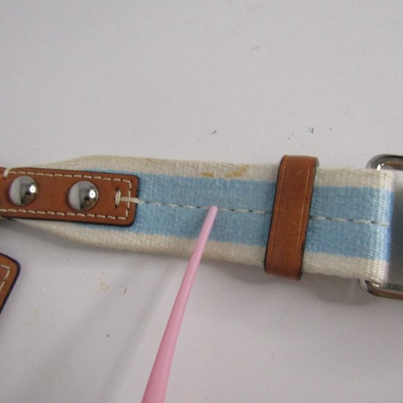 COACH Hampton Multicolor Watercolor Stripe Small Swingpack Crossbody Bag - Picture 8 of 8